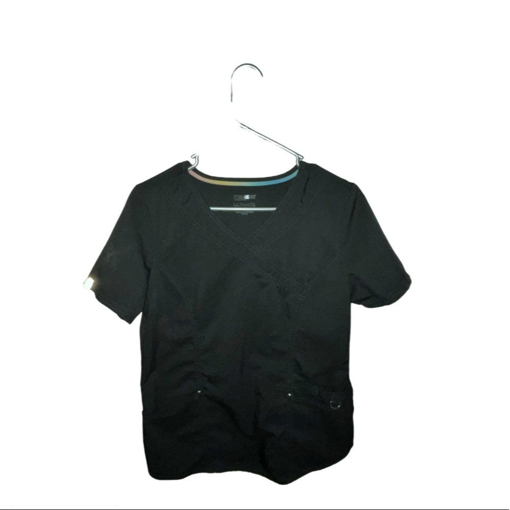 Black scrub top